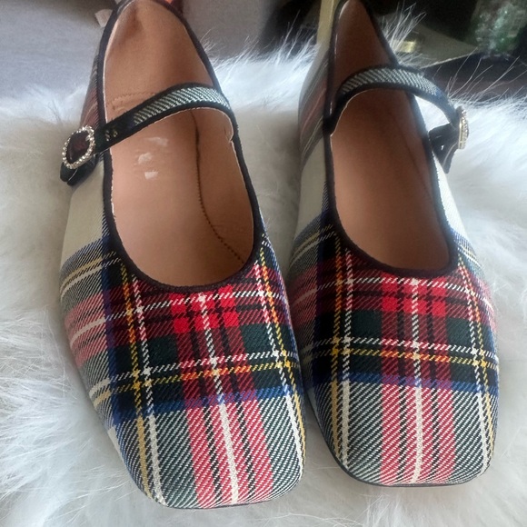 J CREW Tartan Anya Mary Jane Flats - Picture 4 of 7